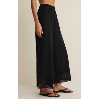 Z Supply Banyan Crochet Pants 2687 – Black- SALE