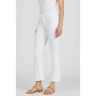 Dear John Mid Rise Cropped Flare Jeans - Jeanne 228 – White