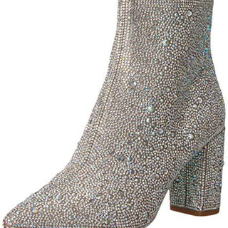 Betsey Johnson Women's Cady Ankle Boot, Rhinestone-