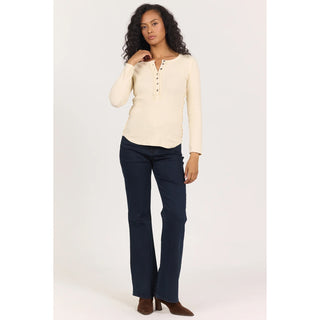 Dear John - Edie Long Sleeve T-Shirt Top 2209 - Whitecap Grey