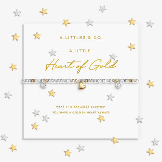 Sparkle Confetti 'Heart Of Gold’ 9743 - Crystal & Gold Bracelet