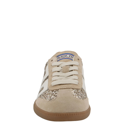 Back 70 - Easter FL Backless Sneaker - Glitter Gold