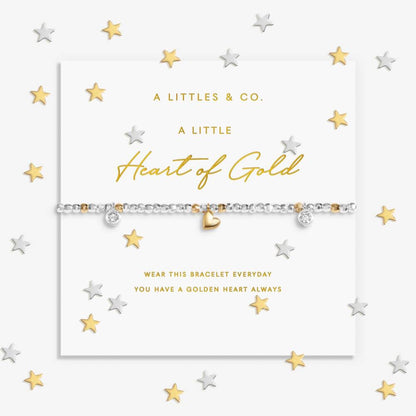 Sparkle Confetti 'Heart Of Gold’ 9743 - Crystal & Gold Bracelet