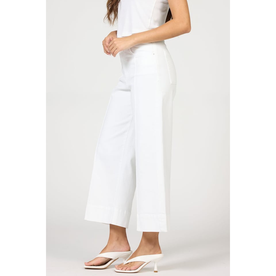 Dear John - High Rise, Cropped, Wide Leg, Audrey Jeans 120 - White