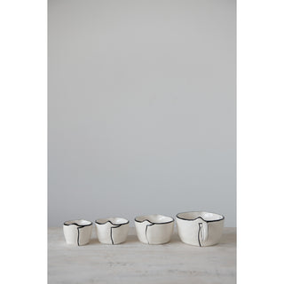 CC - Stoneware Measuring Cups, Set of 4