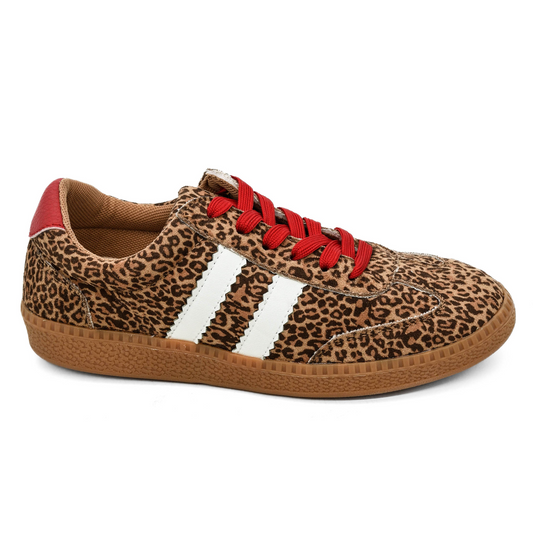 Corkys Footwear - Hey Girl Heads Up Sneaker – Mini Leopard