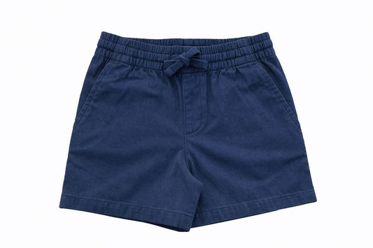Boys Classic, Navy Cotton Woven Shorts
