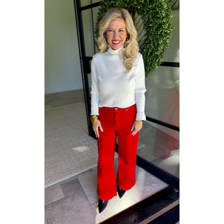Dear John Arlen Long Sleeve Sweater – Off White