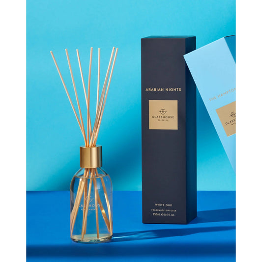 Glasshouse Fragrances - Arabian Nights White Oud - fragrance diffuser