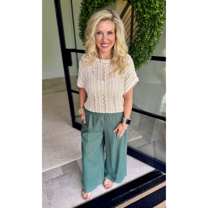 Z Supply - Scout Linen Pant 1575 – Evergreen