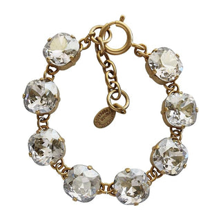Catherine Popesco - Gold, Large Crystal Bracelet 1696