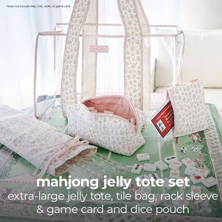 Case-Mate - Mahjong Jelly Tote Set - Ditsy Floral Pink