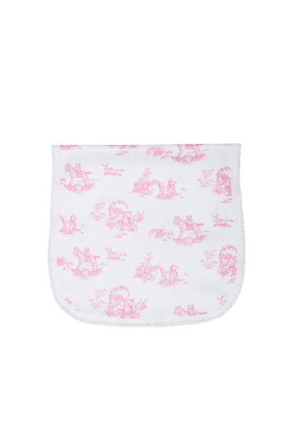 Nellapima - Toile Baby Burp Cloth