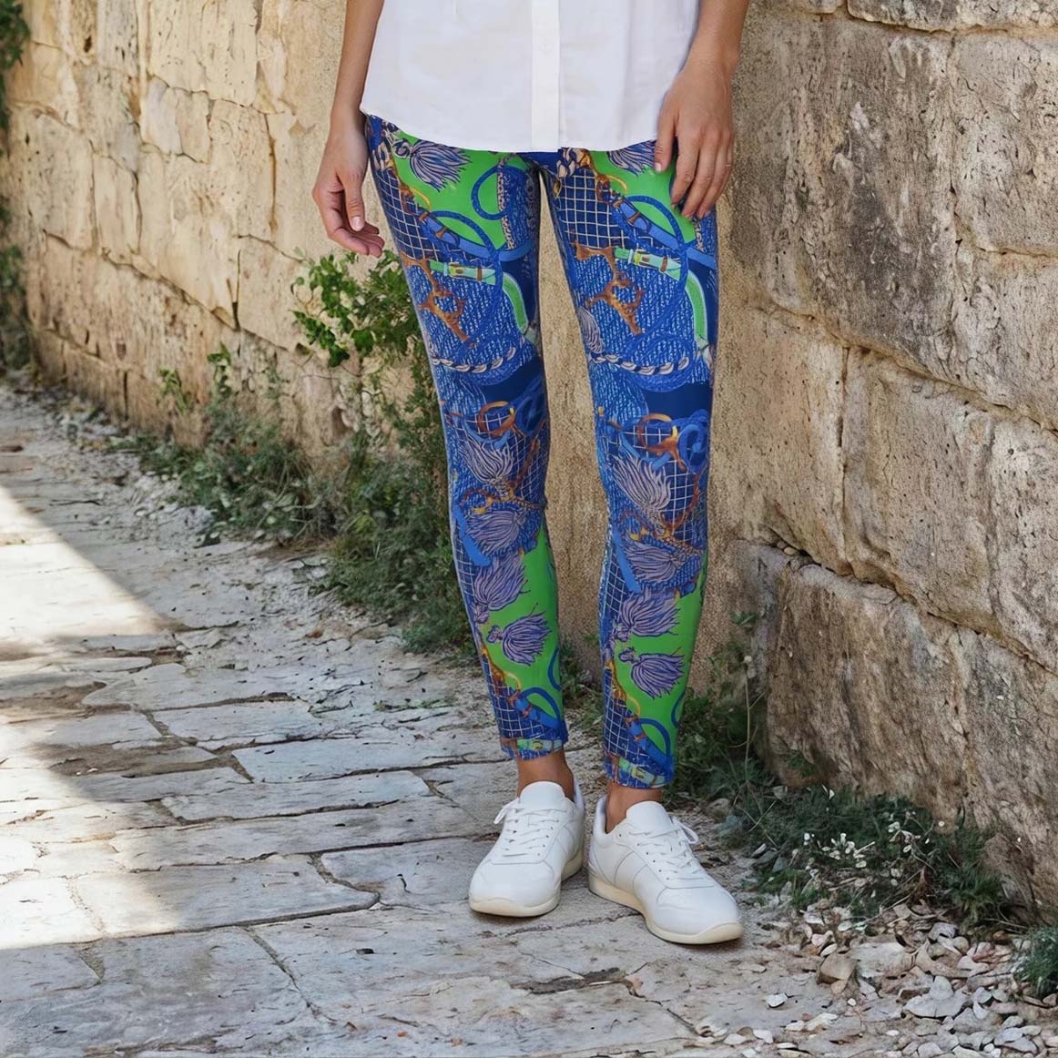 Gretchen Scott - Gripeless Pull On Pants - Ditto - Blues - SALE