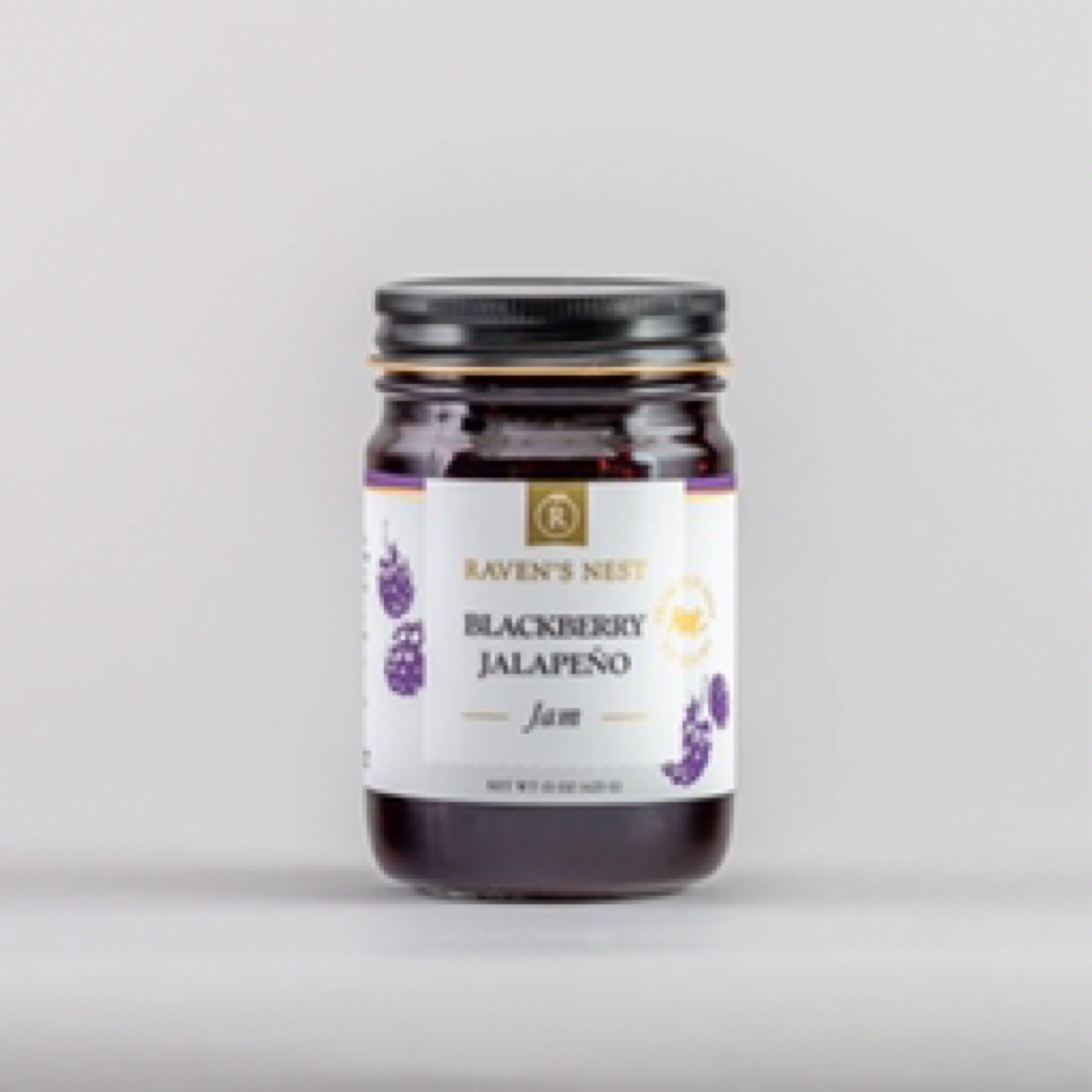 Raven's Original Hot Pepper All Natural Jam - Blackberry Jalapeño