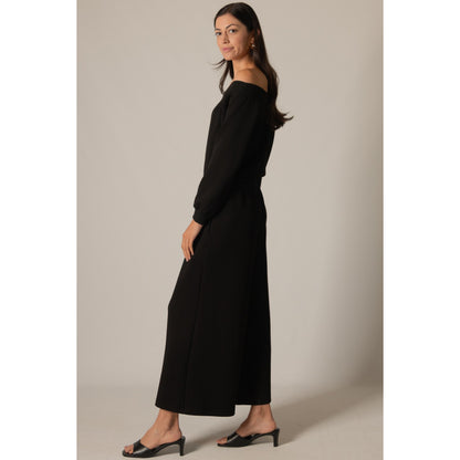 BYC - Butter Modal Ribbed Contrast Jumpsuit 0067 - Black
