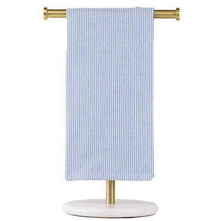 RS - Seersucker Hand Towel - Blue