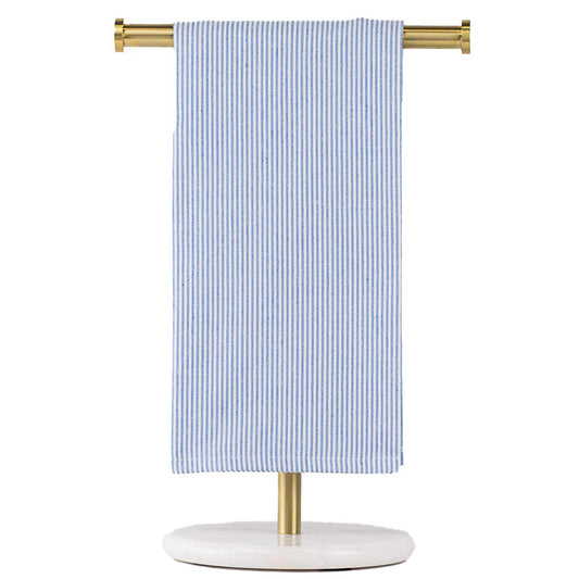 RS - Seersucker Hand Towel - Blue