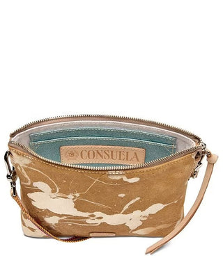 Consuela  - Midtown Metallic Splattered Suede Crossbody Bag - Marlow