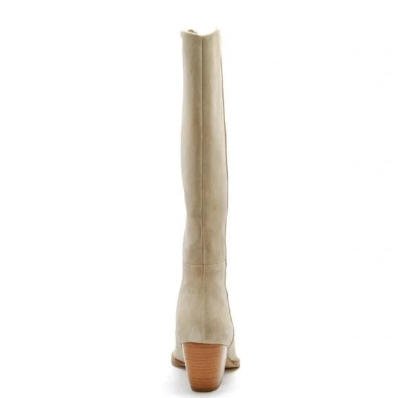 Matisse - Fern, Suede Boot w Heel - Natural..