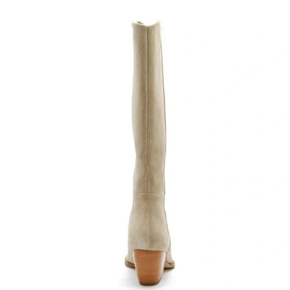 Matisse - Fern, Suede Boot w Heel - Natural..