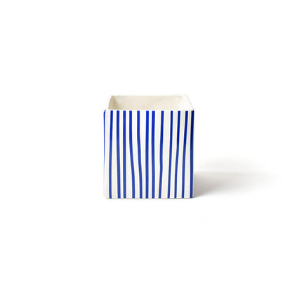 Coton Colors - Skinny Stripe, Mini Nesting Cube 5.75” - Indigo *