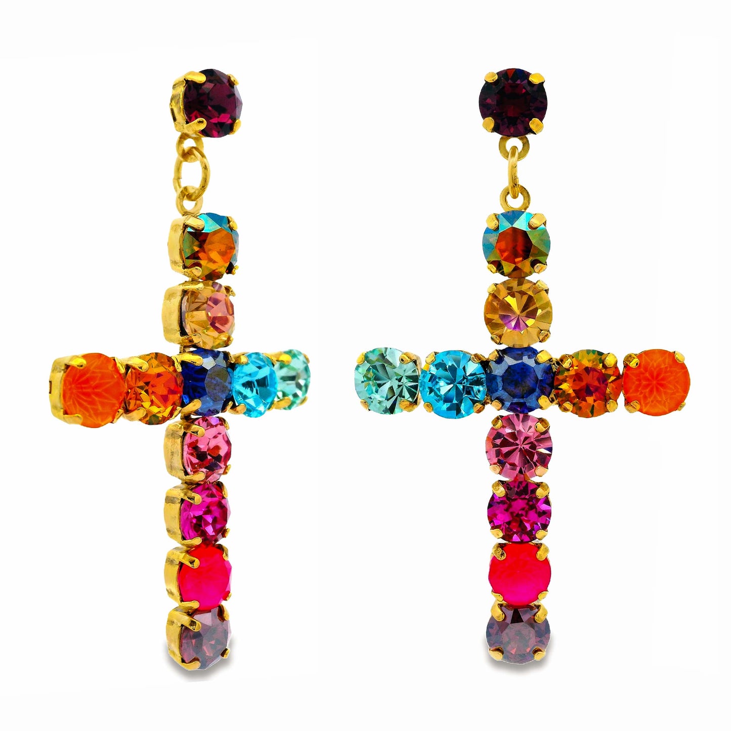 TOVA - Donatella Earrings - Watermelon