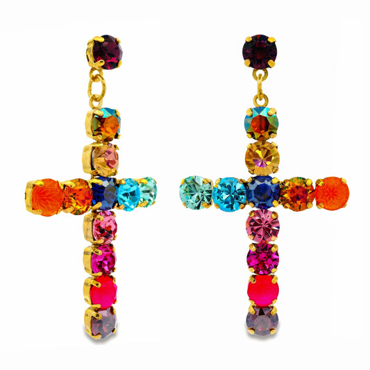 TOVA - Donatella Earrings - Watermelon