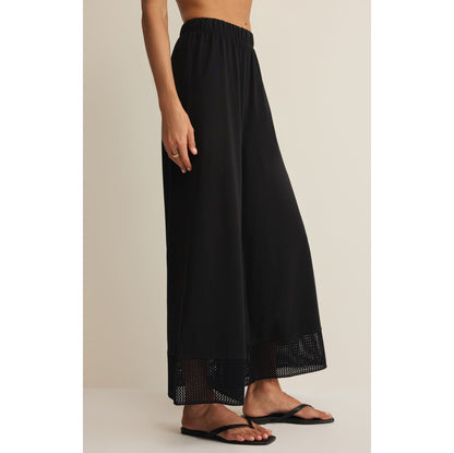 Z Supply Banyan Crochet Pants 2687 – Black