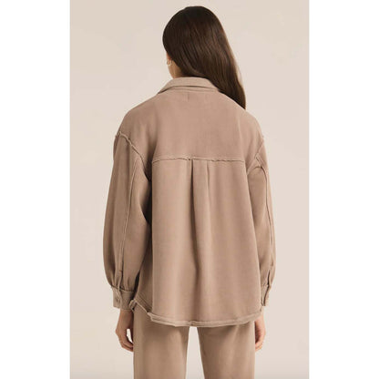 Z Supply - Abbott, Long Line Jacket 3146 - Latte - SALE