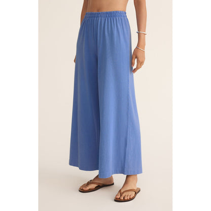 Z Supply - Scout, Jersey Flare Pants - Bay Blue