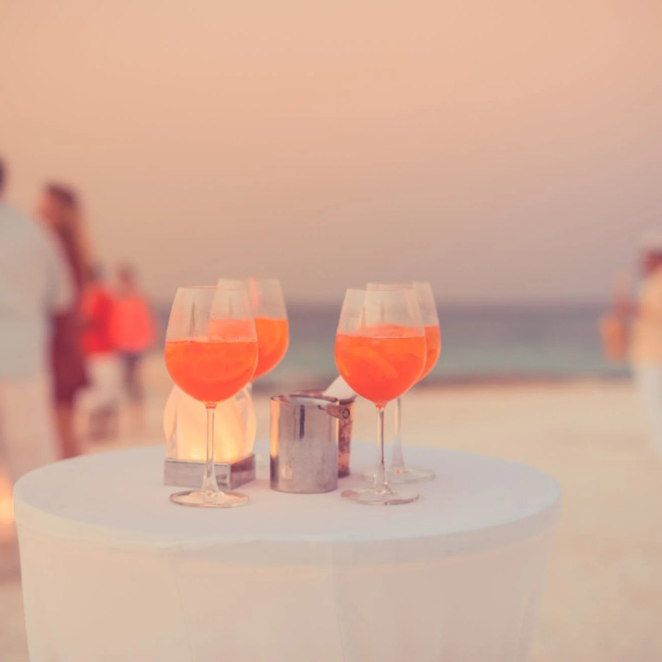 Glasshouse Fragrances - Sunsets in Capri White Peach & Sea Breeze Soy Candle