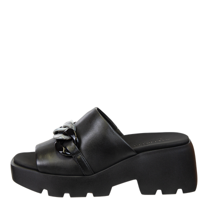 Naked Feet - Iso, Platform Sandal - Black - SALE