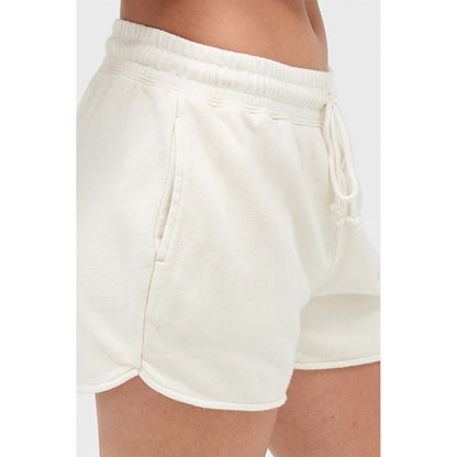 Alpaca Acid Wash Elastic Waist Shorts – Soft Lounge Drawstring Shorts 266