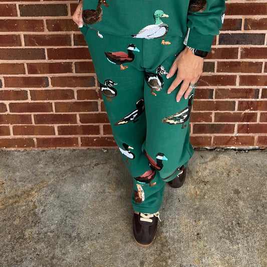 Queen of Sparkles -  Duck Pants 2529 - Dark Green
