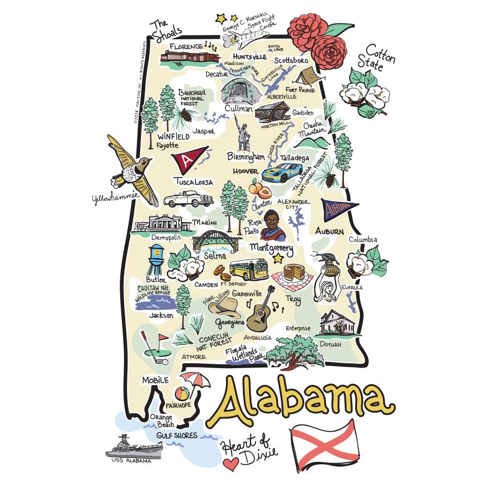 Swig - Alabama Mug - (22oz or 40oz.)