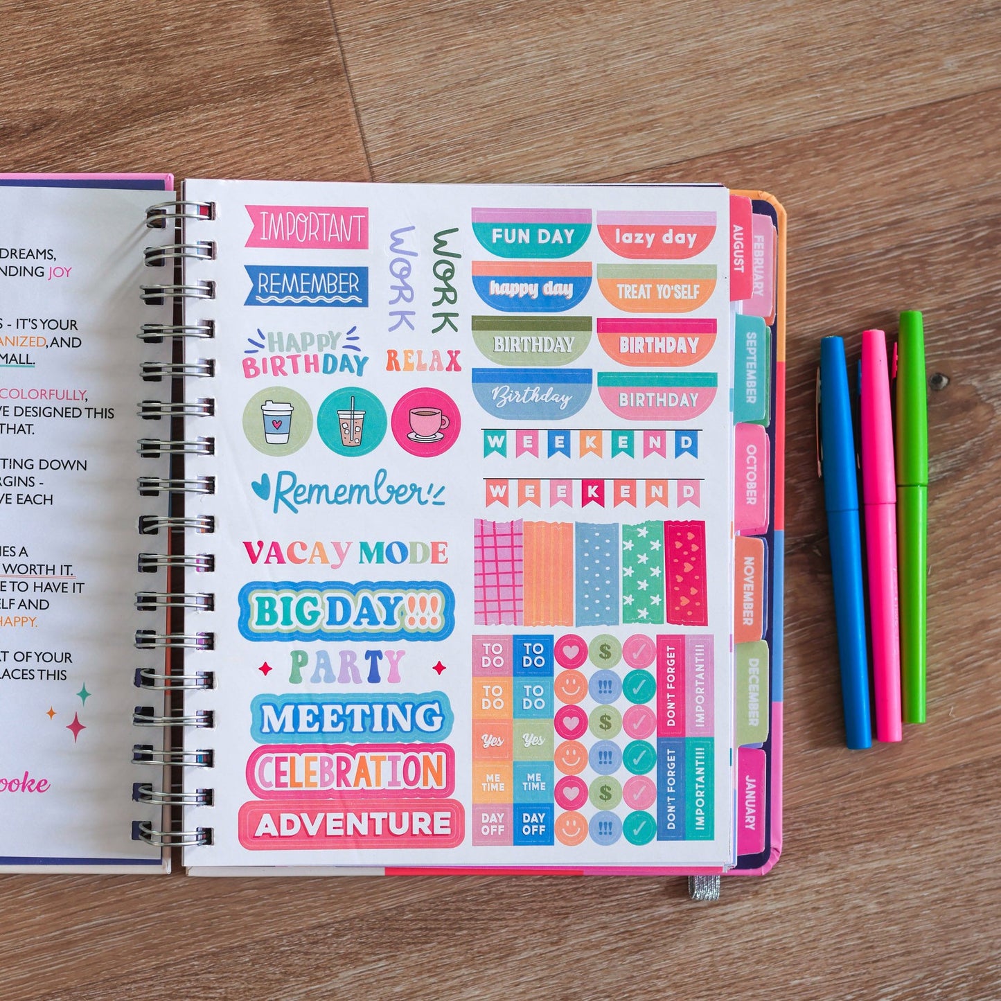 JLB - Planner - Italian Summer - SALE