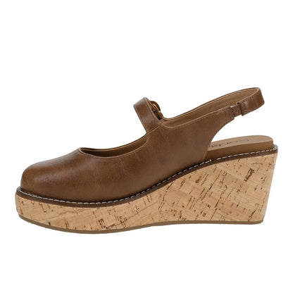 Corkys Footwear - Pity Party, Mary Jane Wedge Clogs - Brown Copy