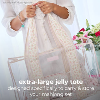 Case-Mate - Mahjong Jelly Tote Set - Ditsy Floral Pink
