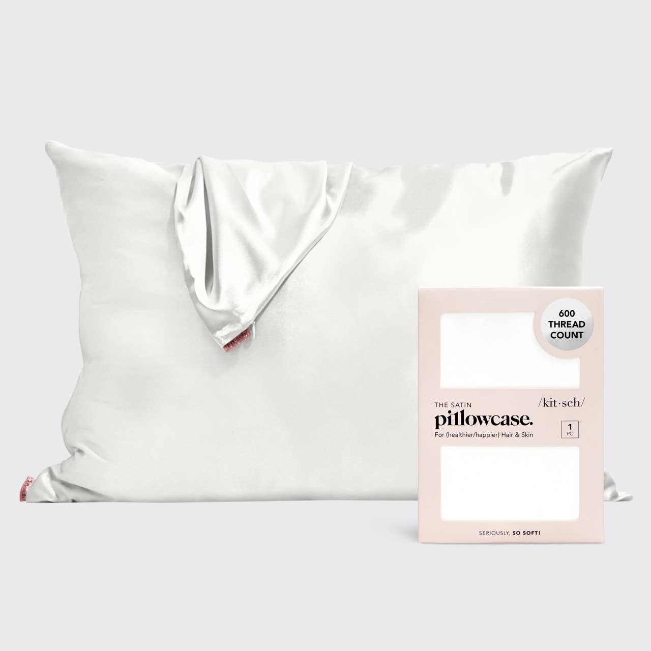 Satin Pillowcase - Ivory --