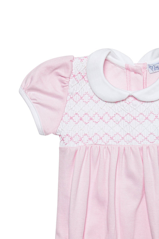Nellapima - Signature Smocked Girls Bubble – Pink