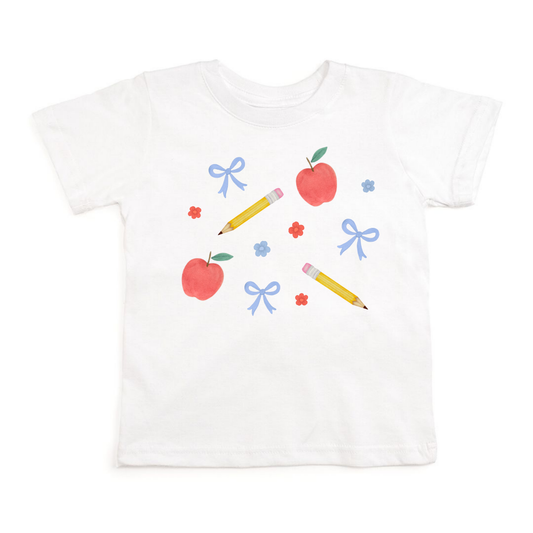 Ditsy Floral Back To School Short Sleeve T-Shirt - SALE