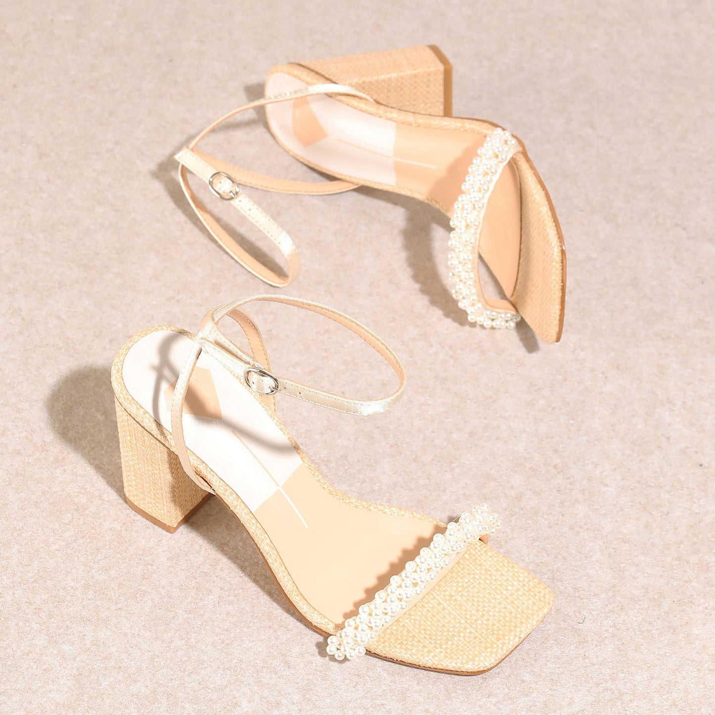 Mi.iM,  Zalima Pearl Heels - Off White