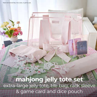 Case-Mate - Mahjong Jelly Tote Set - Ditsy Floral Pink