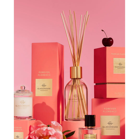 Glasshouse Fragrances - Forever Florence Wild Peonies & Lily - fragrance diffuser