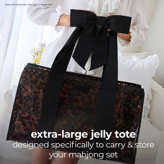 Case-Mate - Mahjong Jelly Tote Set - Tortoiseshell Bow