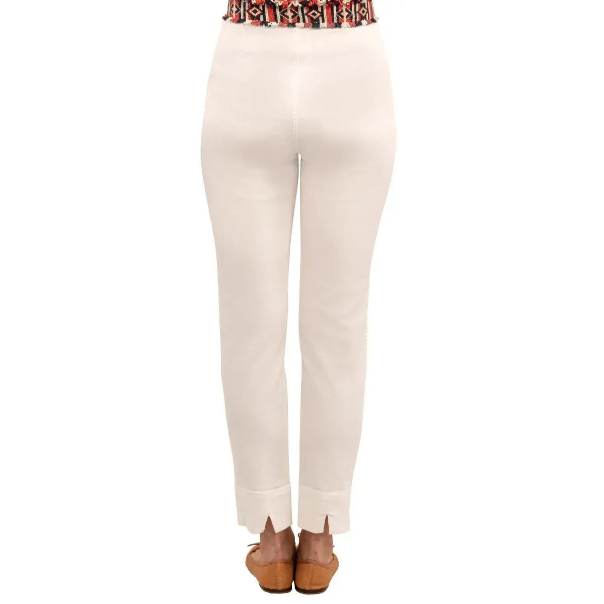 Gretchen Scott - Gripeless Denim Pull On Pants - White
