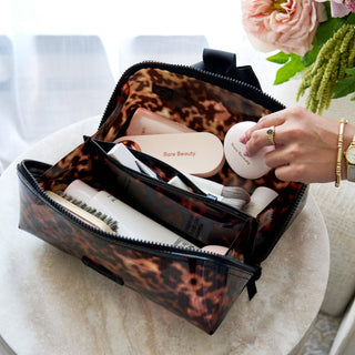 Case-Mate - Jelly Cosmetic Bag – Waterproof Lay-Flat Makeup Bag