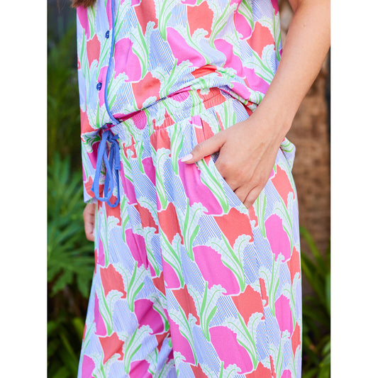 MS - Women's Charlotte Pants Set - Color Me Sweet Coral *