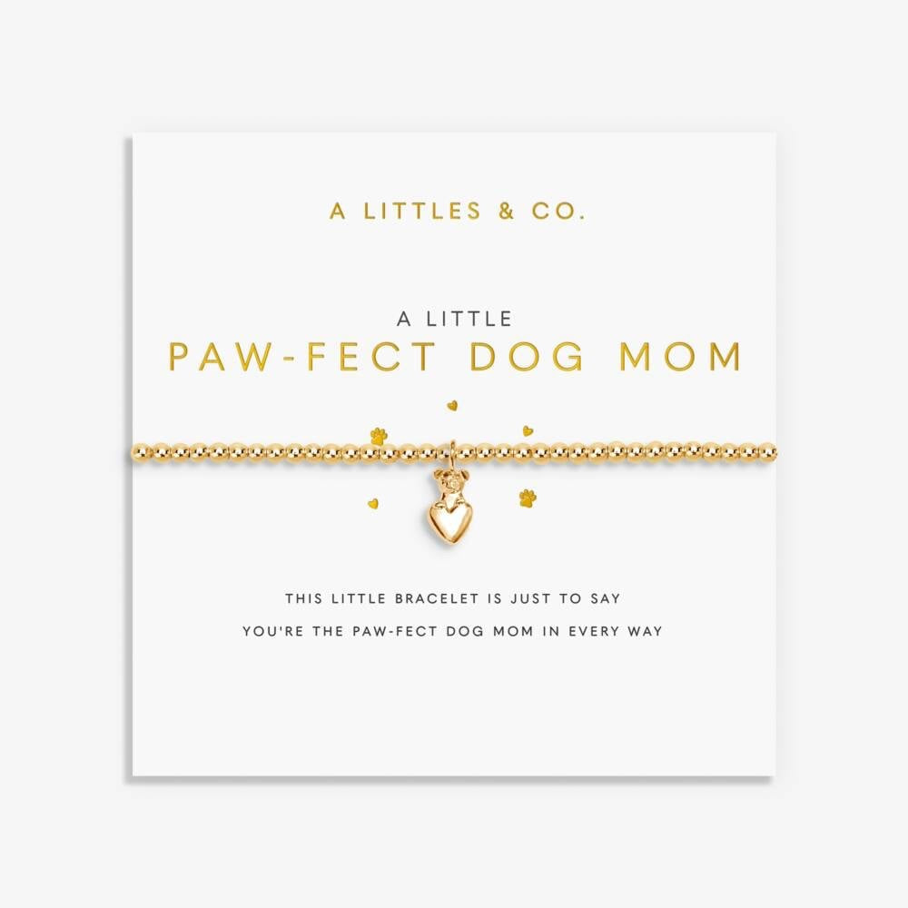 'Paw-Fect Dog Mom’ 9519 - Gold Bracelet